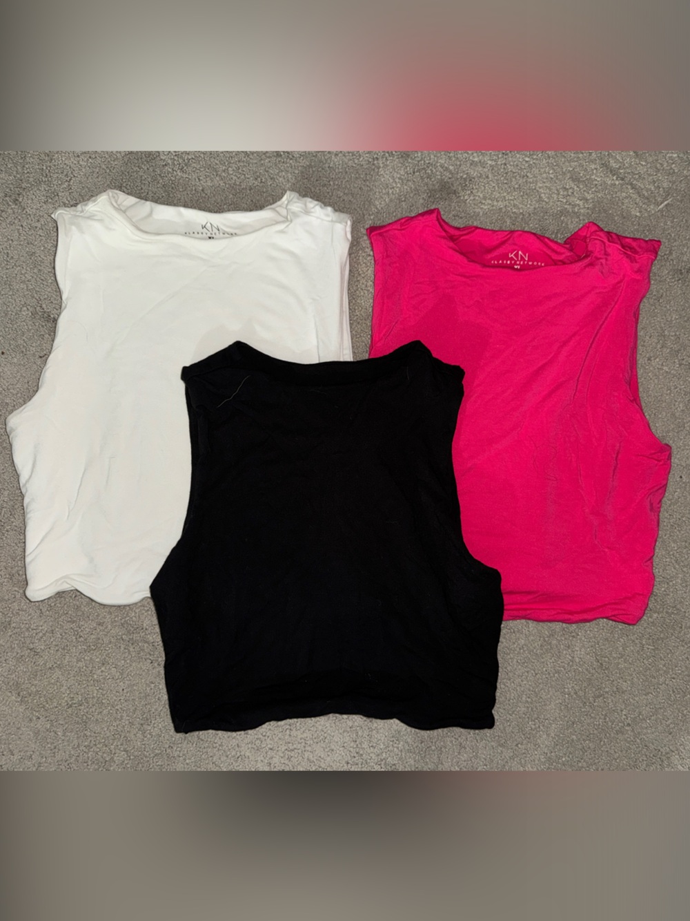 Klassy basic brami ultra crop - 3 pack - Pink, Black, White